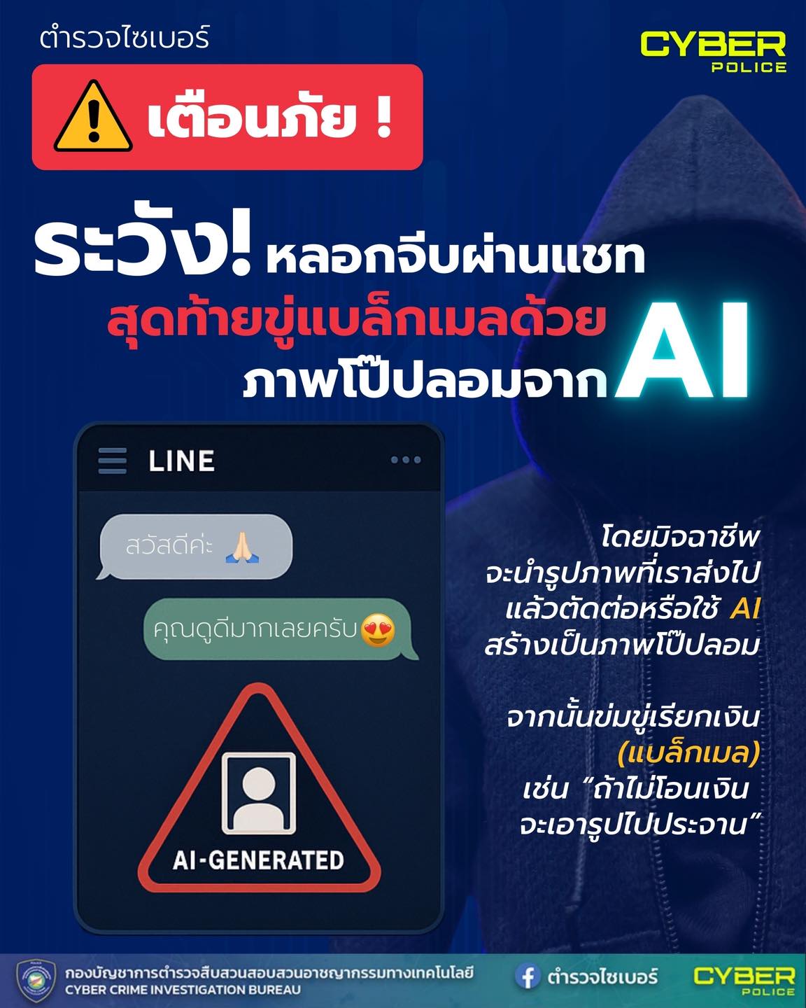 "แชทหวานไม่ใช่ความรัก แต่อาจเป็นกับดักจากมิจฉาชีพ!"